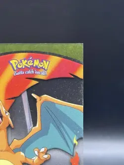 2000 Topps Charizard #6 Clear Card Pokemon TV Animation Series EX NM - Image 3