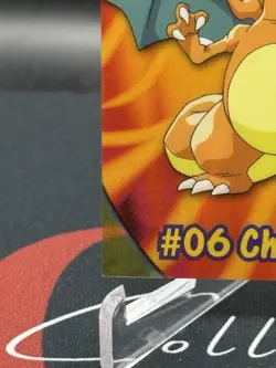 2000 Topps Charizard #6 Clear Card Pokemon TV Animation Series EX NM - Image 5