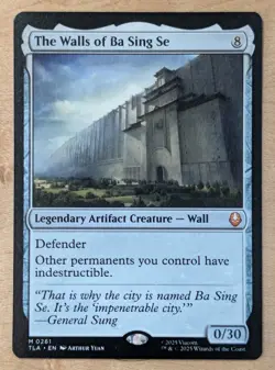 MTG - The Walls of Ba Sing Se - TLA (NM+) - Image 1