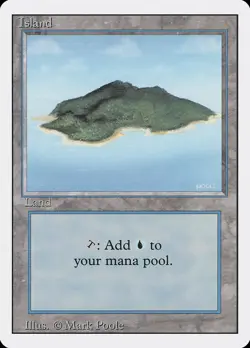 10x ISLAND Basic Land (Random art versions) - MP - Revised Edition mtg - Image 1