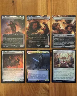MTG LotR NM Foil Cards Lot, Mythic, Promo, Scene, Borderless, Lord of the Rings - Image 1