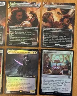MTG LotR NM Foil Cards Lot, Mythic, Promo, Scene, Borderless, Lord of the Rings - Image 5