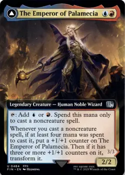 The Emperor of Palamecia EXTENDED ART Final Fantasy Magic MTG NM - Image 1