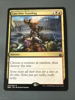 Last One Standing X1 Battlebond NM Condition See Pics Front/Back - Image 1