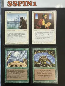 MTG Abu Jafar, Cyclone, Piety, Ghazban Arabian Nights lot - Image 1