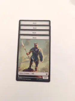 (4) Ally (0005) Clue (0014) Token *PLAYSET* Avatar: The Last Airbender NM MTG - Image 1