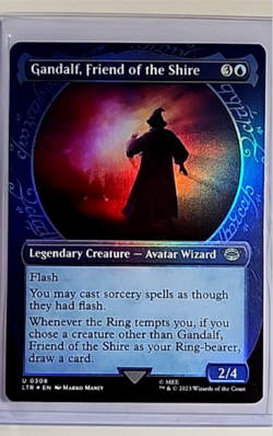 2023 MTG Magic The Gathering LOTR Showcase Foil #308 Gandalf Friend of the Shire - Image 1