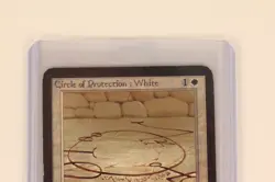 Circle of Protection: White Alpha Edition Regular Magic the Gathering TCG - Image 2