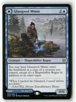 Glasspool Mimic Zendikar Rising MTG Magic Regular 060 - Image 1