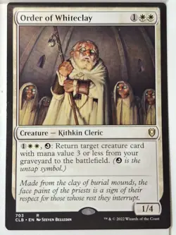 Order of Whiteclay - Commander: Legends - Magic the Gathering MTG Nice! - Image 1