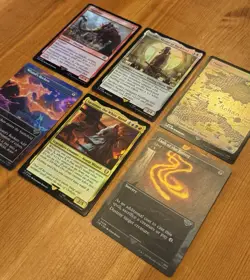 MTG LotR NM Foil Cards Lot, Mythic, Prerelease Promo, Borderless, Lord Rings - Image 2