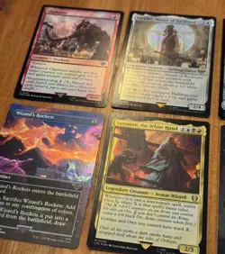 MTG LotR NM Foil Cards Lot, Mythic, Prerelease Promo, Borderless, Lord Rings - Image 3
