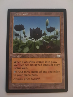 Lotus Vale MP MTG Magic the Gathering Weatherlight Reserved List - Image 1