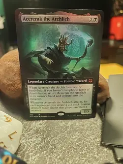 MTG Acererak the Archlich - Borderless foil art - AFR #372 - Image 1
