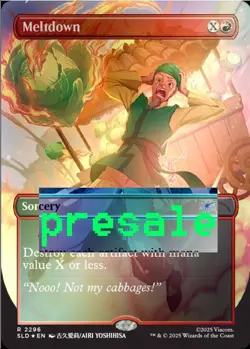 Secret Lair x Avatar My Cabbages! Foil Meltdown MtG Presale Preorder - Image 1