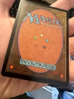 Dark Ritual 5th/Fifth Edition Misprint - Ink Splotch on Top (LP almost NM) - Image 2