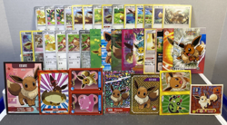 Pokemon Lot of Cards and Stickers All Eevee #133 Eevee Only Pokemon Lot of 35 - Image 1