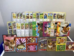 Pokemon Lot of Cards and Stickers All Eevee #133 Eevee Only Pokemon Lot of 35 - Image 2