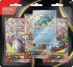 Pokemon TCG Mega Evolution Golduck Triple Booster Pack Blister - BRAND NEW ✅ - Image 1