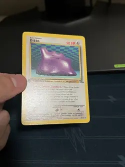 Pokemon TCG Fossil Ditto 18/62 1st Edition Non-Holo Rare - Image 3