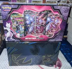 Pokemon Mega Charizard X Ex UPC & Mewtwo V-Union Special Collection - Image 1