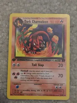 1st Edition DARK CHARMELEON - #32/82 Team Rocket Vintage Pokemon Rare - LP - Image 1