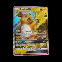 Raichu GX #29 - Shining Legends Ultra Rare - Near Mint Pokemon TCG - Image 1