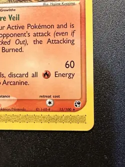 ARCANINE #15/100 EX SANDSTORM NON-HOLO POKEMON TCG 2003 - Image 4