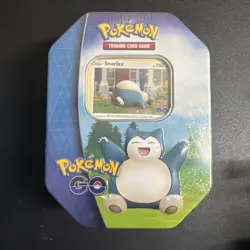 Pokemon TCG Pokemon Go Tin Snorlax Factory Sealed FREE SHIPPING - Image 1