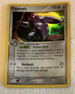 Pokemon Vigoroth EX Power Keepers Hologram #41/108 - Image 1