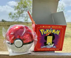 Vintage 1999 Pokemon Jigglypuff 23k Gold-plated Limited Edition Unopened - Image 3