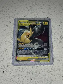 Pikachu & Zekrom GX - 33/181 Team Up Ultra Rare Pokemon LP - Image 1