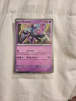 2025 Pokemon Stamped Mega Revolutions Promo Xerneas Sealed - Image 1