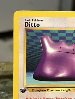 1999 Pokemon Ditto 1st Ed Fossil #18 630P - Image 2