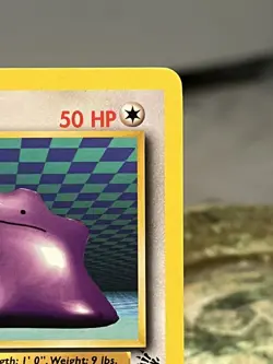 1999 Pokemon Ditto 1st Ed Fossil #18 630P - Image 3