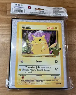 Celebrations 25th Anniversary JUMBO Card Binder + Pikachu Oversized NEW sealed - Image 2