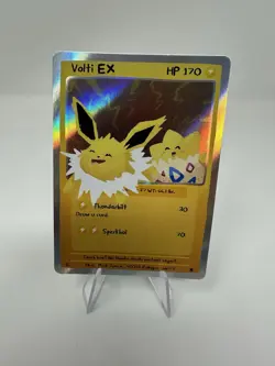 Pokepu Season 2 Holo Volti EX Jolteon Togepi Pokemon Fan Art Mick Junco Artist - Image 1
