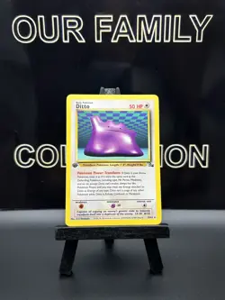 Pokemon TCG Fossil Ditto 18/62 1st Edition Non-Holo Rare LP - Image 1