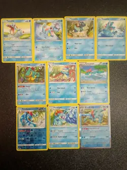 X10 Totodile Croconaw Feraligatr evolution pokemon cards mixed set collection ?? - Image 1