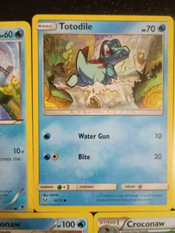X10 Totodile Croconaw Feraligatr evolution pokemon cards mixed set collection ?? - Image 4