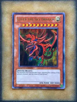 Yugioh Slifer the Sky Dragon LC01-EN002 Ultra Rare Limited Edition NM - Image 1