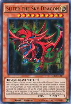 Legendary Decks II #LDK2-ENS01 Slifer the Sky Dragon - Image 1