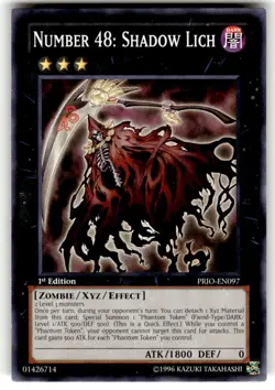 Number 48: Shadow Lich - 1st Edition PRIO-EN097 - NM - YuGiOh - Image 1