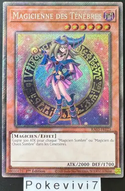 Carte YU-GI-OH! MAGICIENNE DES TENEBRES RA03-FR123 PSR NEUF - Image 1