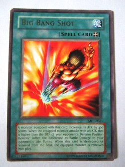 Yugioh! Big Bang Shot Mfc-086 Rare Unlimited Moderate Play!! - Image 1