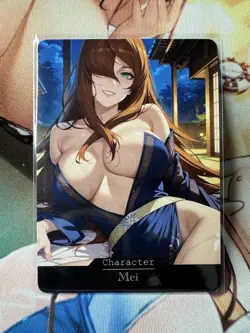 Mei Naruto hentai Anime Doujin Waifu Custom Art Card - Image 1