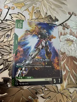 Japanese Gundam Card Game Newtype Rising Wing Gundam Zero GD01-024 LR - Image 1