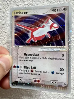 Pokemon Latias EX Dragon TCG Holo Rare Card 93/97 2 Holo SWIRLS ???? - Image 1