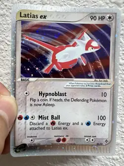 Pokemon Latias EX Dragon TCG Holo Rare Card 93/97 2 Holo SWIRLS ???? - Image 5