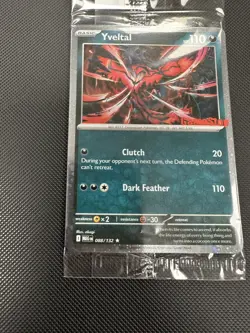 Pokemon Card TCG - Yveltal 088/132 - Holo Gamestop Stamp - Sealed Promo Rare - Image 2